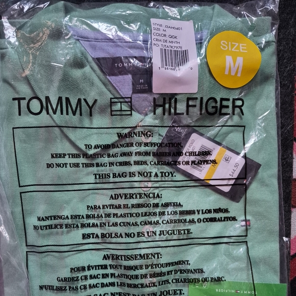 Tommy Hilfiger Men's Shirts - White, Black, Green - Picture 3 of 6